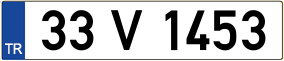 Truck License Plate